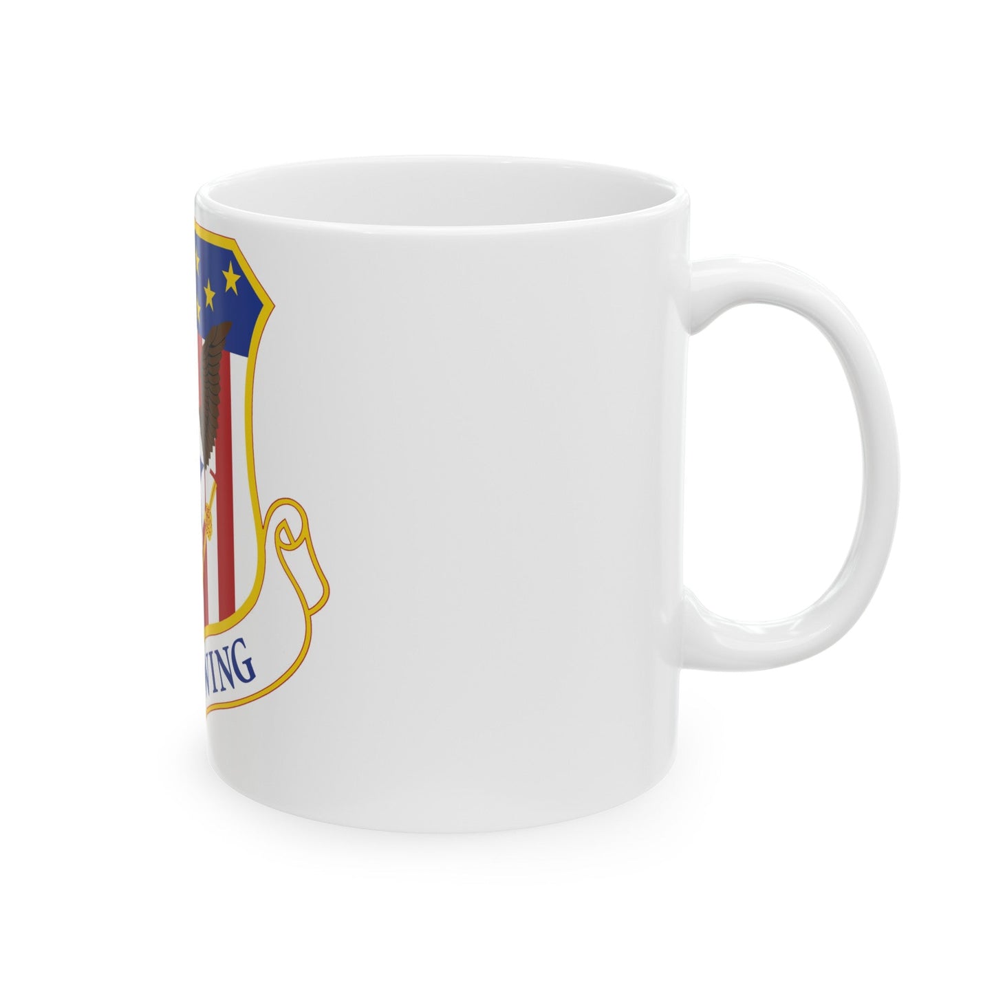 110th Wing emblem (U.S. Air Force) White Coffee Mug-The Sticker Space