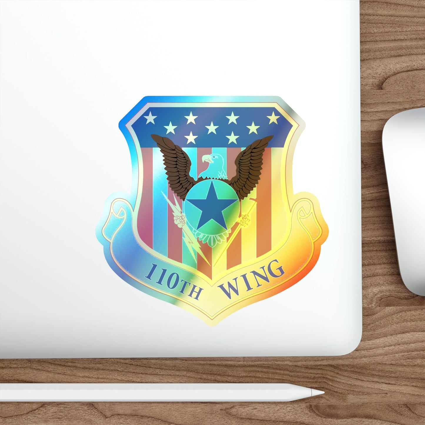 110th Wing (U.S. Air Force) Holographic STICKER Die-Cut Vinyl Decal-The Sticker Space