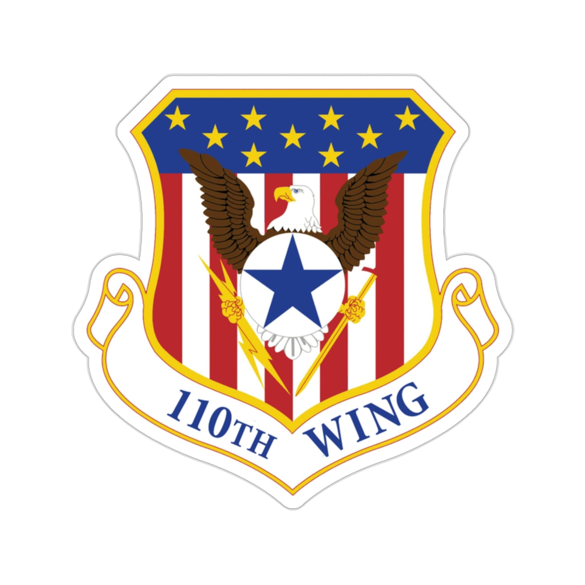 110th Wing (U.S. Air Force) STICKER Vinyl Die-Cut Decal-2 Inch-The Sticker Space