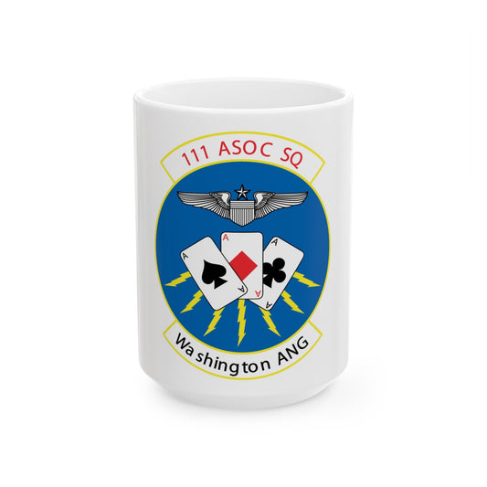 111 ASOC Sq Washington ANG (U.S. Air Force) White Coffee Mug