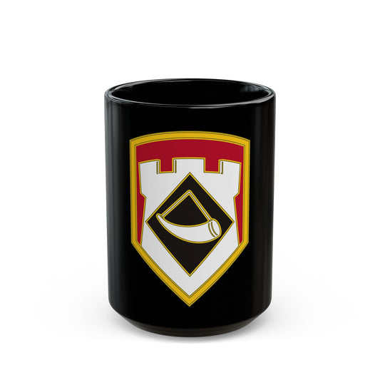 111 Engineer Brigade (U.S. Army) Black Coffee Mug-15oz-The Sticker Space