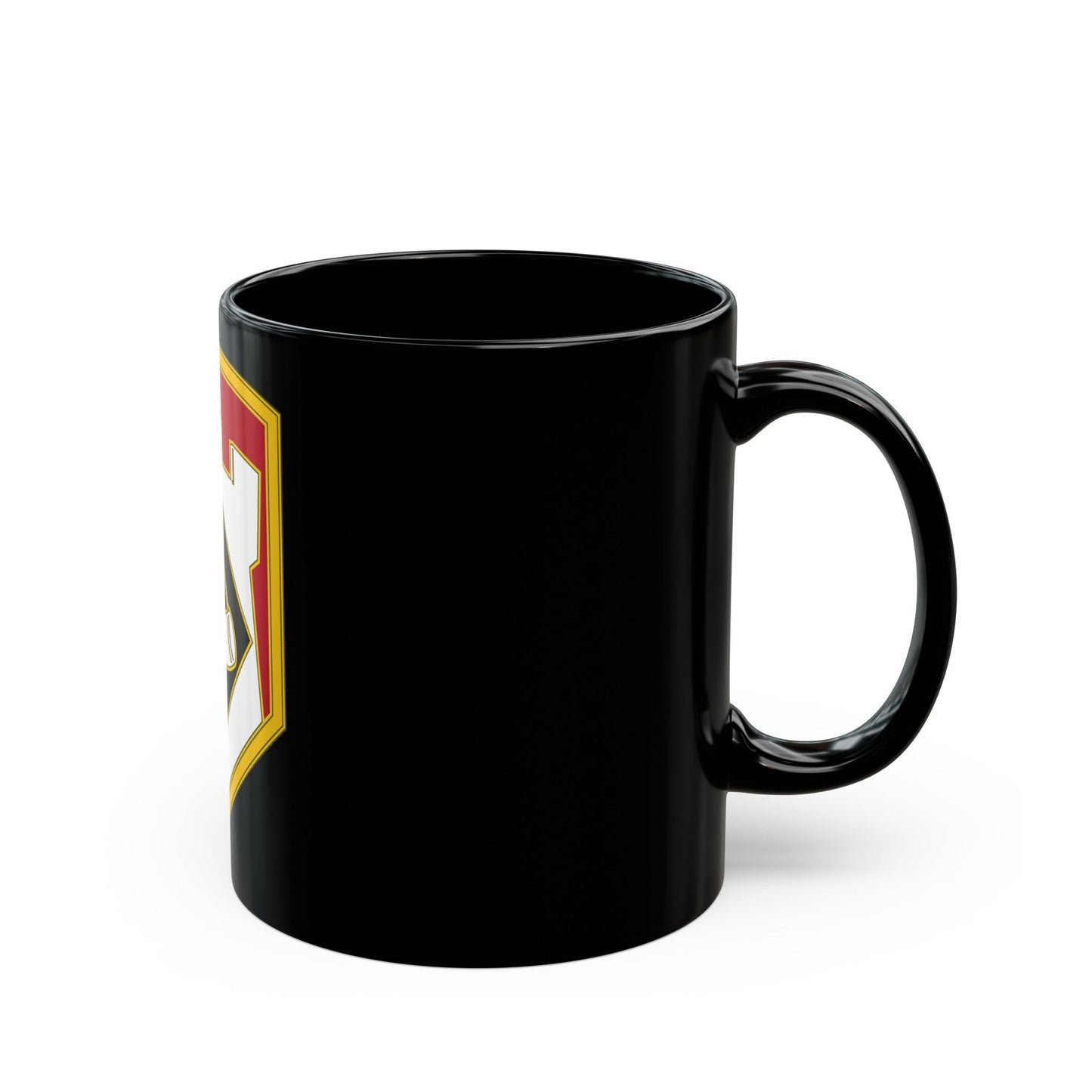 111 Engineer Brigade (U.S. Army) Black Coffee Mug-The Sticker Space