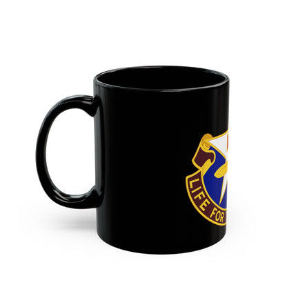111 Medical Battalion (U.S. Army) Black Coffee Mug-The Sticker Space
