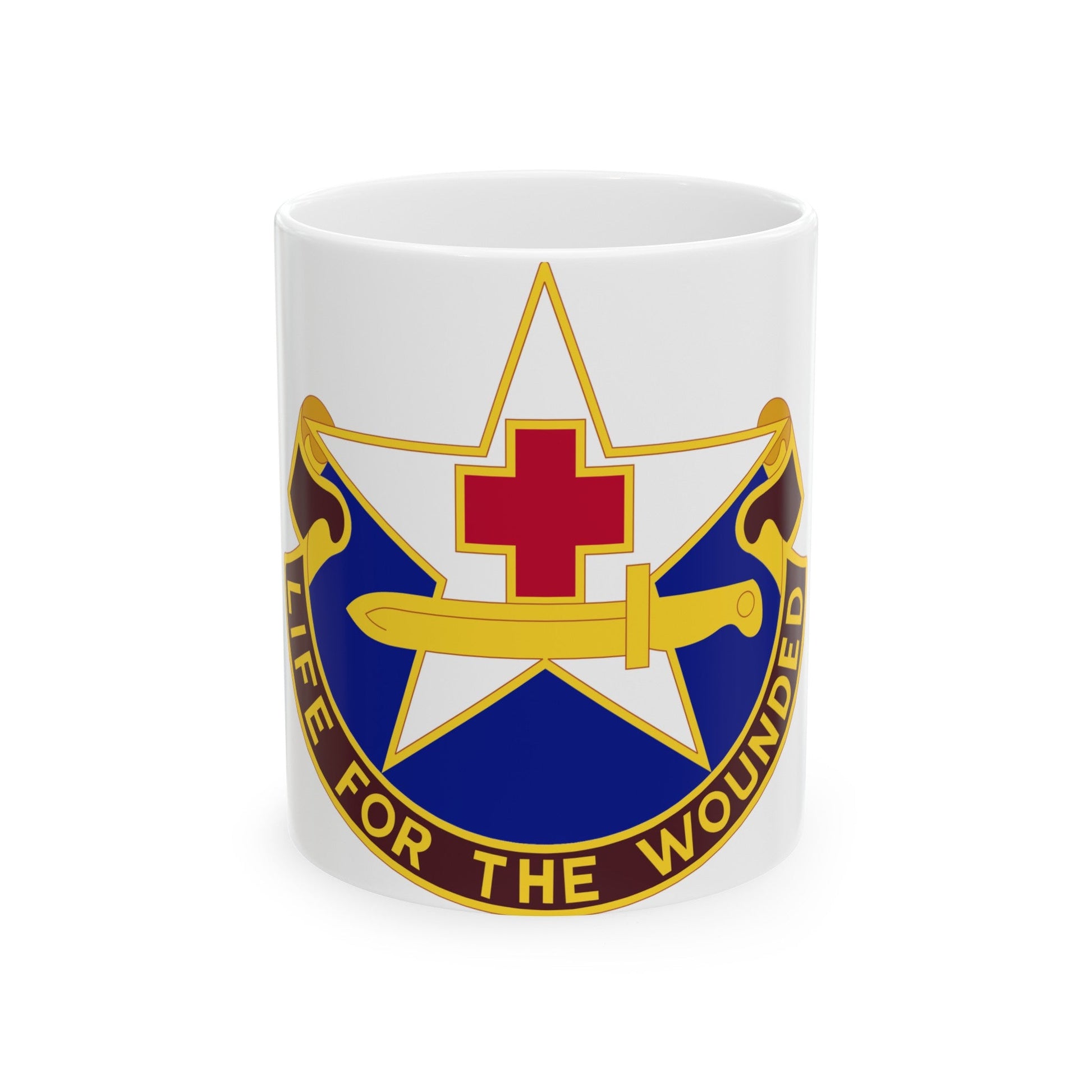 111 Medical Battalion (U.S. Army) White Coffee Mug-11oz-The Sticker Space