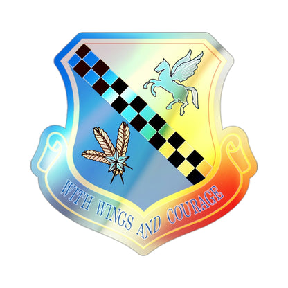 111th Attack Wing (U.S. Air Force) Holographic STICKER Die-Cut Vinyl Decal-2 Inch-The Sticker Space