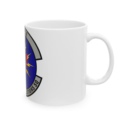 111th Communications Squadron (U.S. Air Force) White Coffee Mug-The Sticker Space
