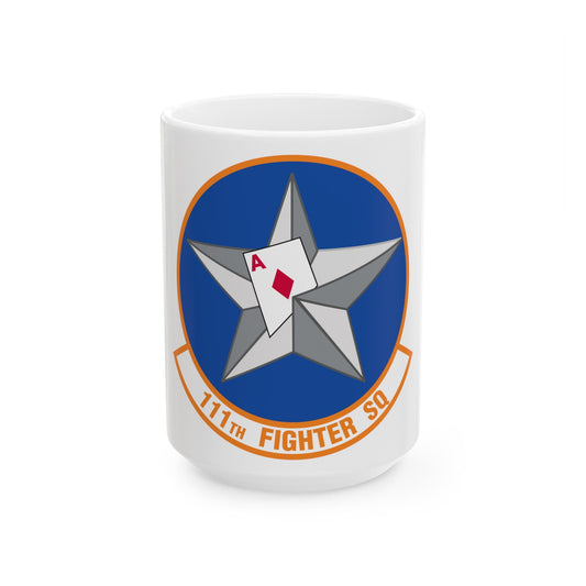 111th Fighter Squadron (U.S. Air Force) White Coffee Mug-15oz-The Sticker Space