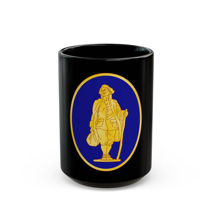 111th Infantry Regiment (U.S. Army) Black Coffee Mug-15oz-The Sticker Space