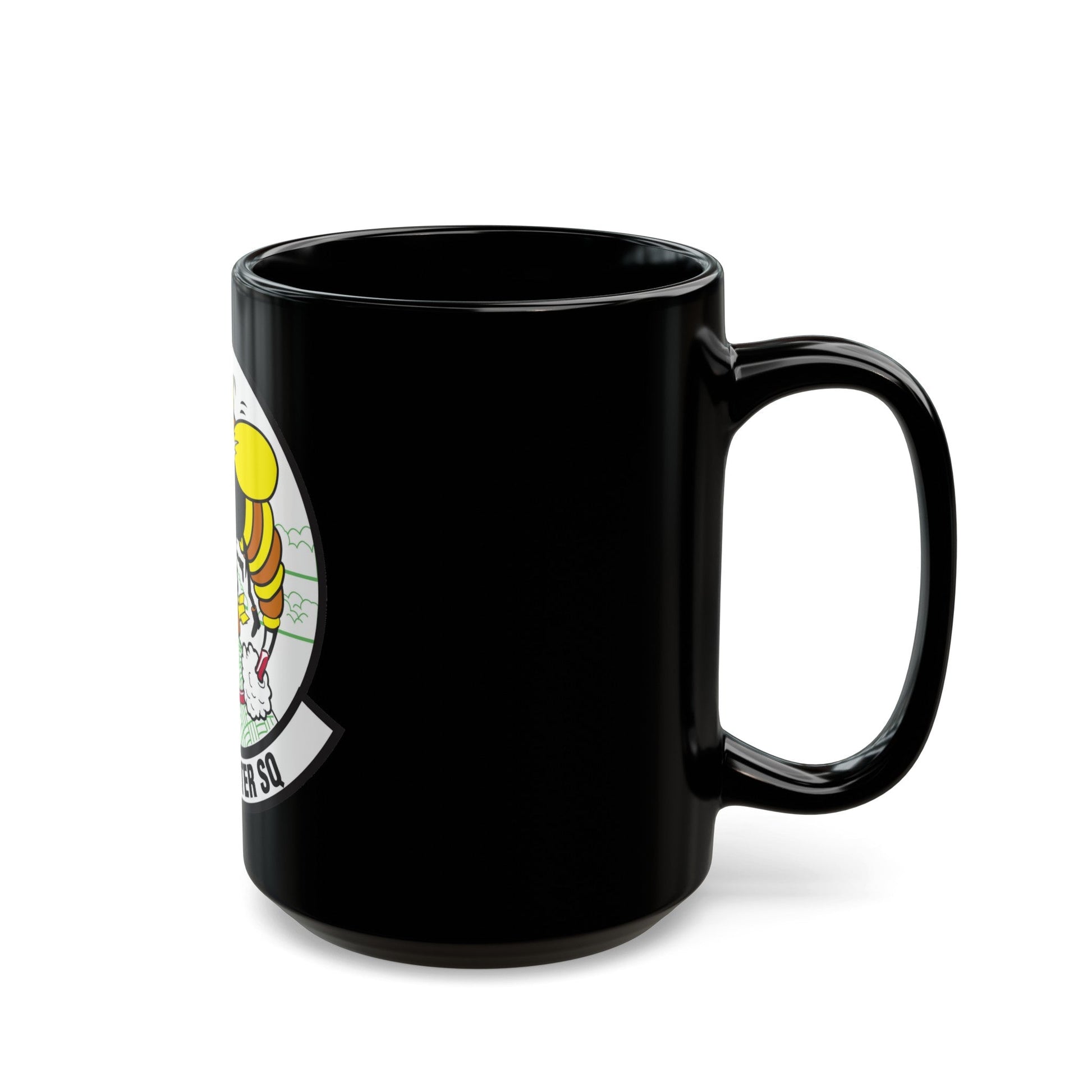 112th Fighter Squadron (U.S. Air Force) Black Coffee Mug-The Sticker Space