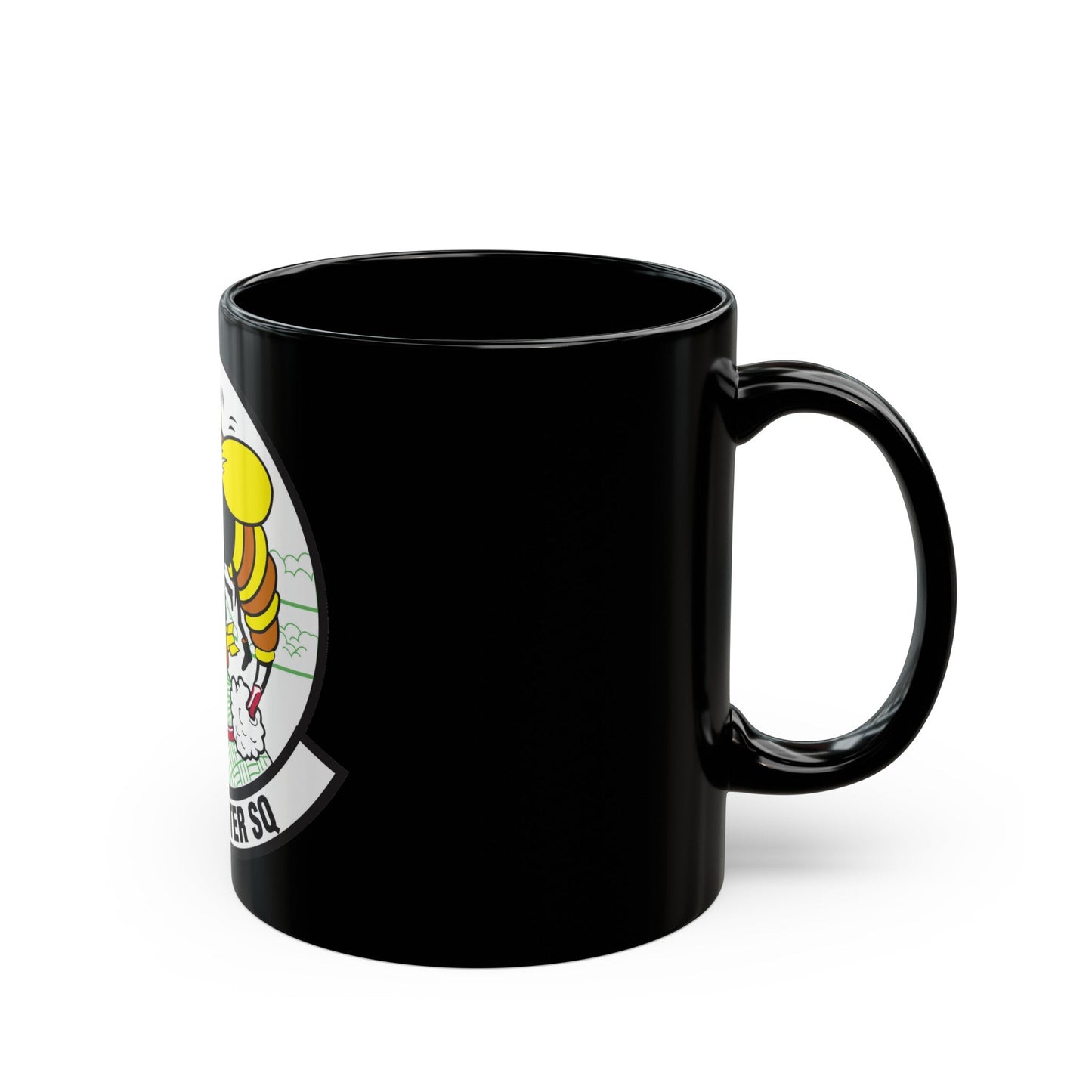 112th Fighter Squadron (U.S. Air Force) Black Coffee Mug-The Sticker Space