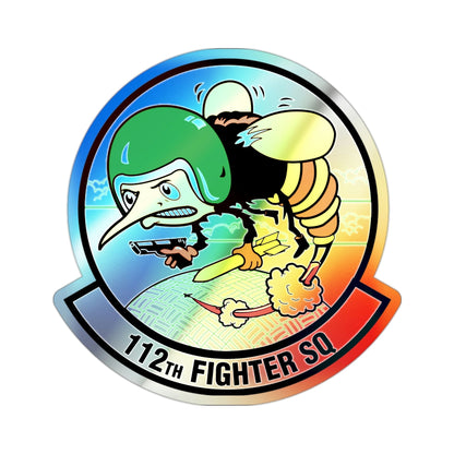 112th Fighter Squadron (U.S. Air Force) Holographic STICKER Die-Cut Vinyl Decal-2 Inch-The Sticker Space
