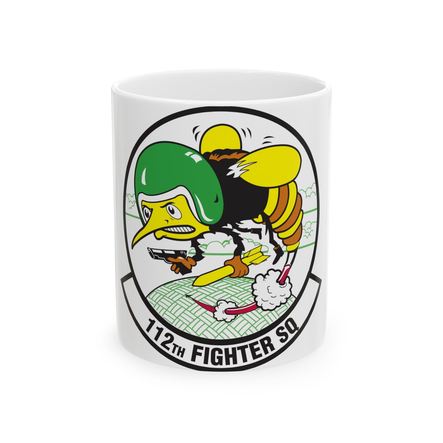 112th Fighter Squadron (U.S. Air Force) White Coffee Mug-11oz-The Sticker Space