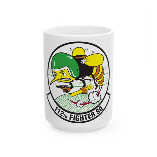 112th Fighter Squadron (U.S. Air Force) White Coffee Mug-15oz-The Sticker Space