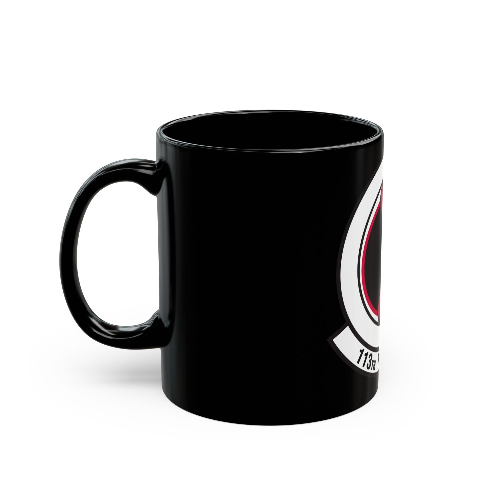 113 Fighter Squadron (U.S. Air Force) Black Coffee Mug-The Sticker Space