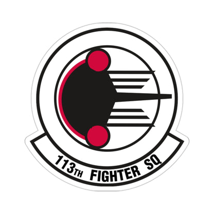 113 Fighter Squadron (U.S. Air Force) STICKER Vinyl Die-Cut Decal-2 Inch-The Sticker Space
