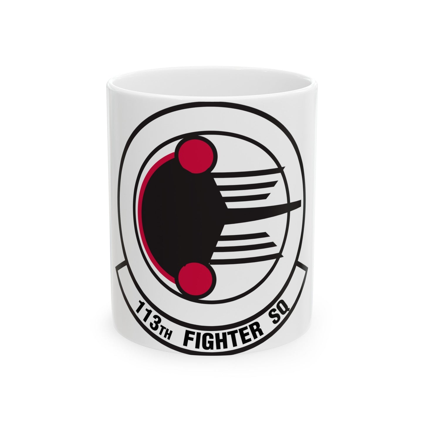 113 Fighter Squadron (U.S. Air Force) White Coffee Mug-11oz-The Sticker Space