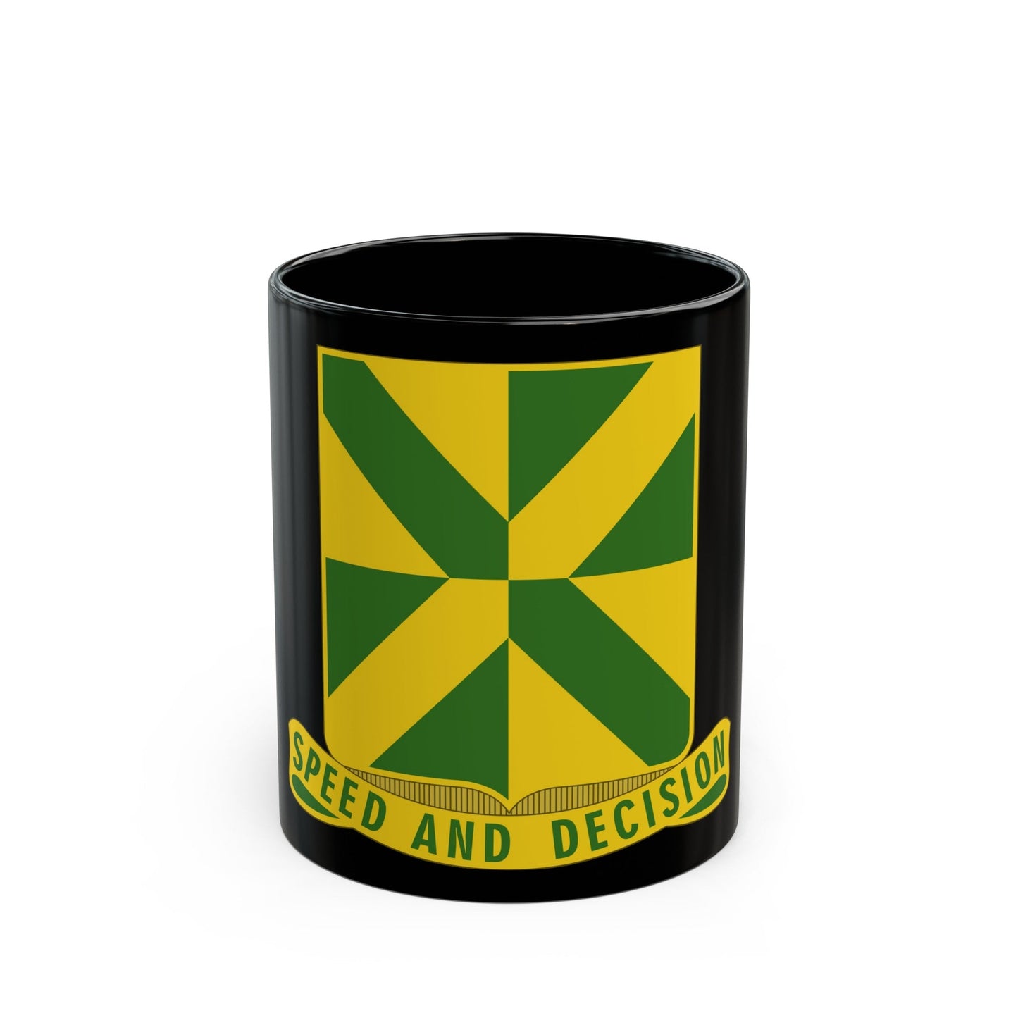 113 Tank Battalion (U.S. Army) Black Coffee Mug-11oz-The Sticker Space