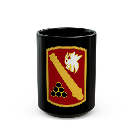 113rd Field Artillery Brigade (U.S. Army) Black Coffee Mug-15oz-The Sticker Space