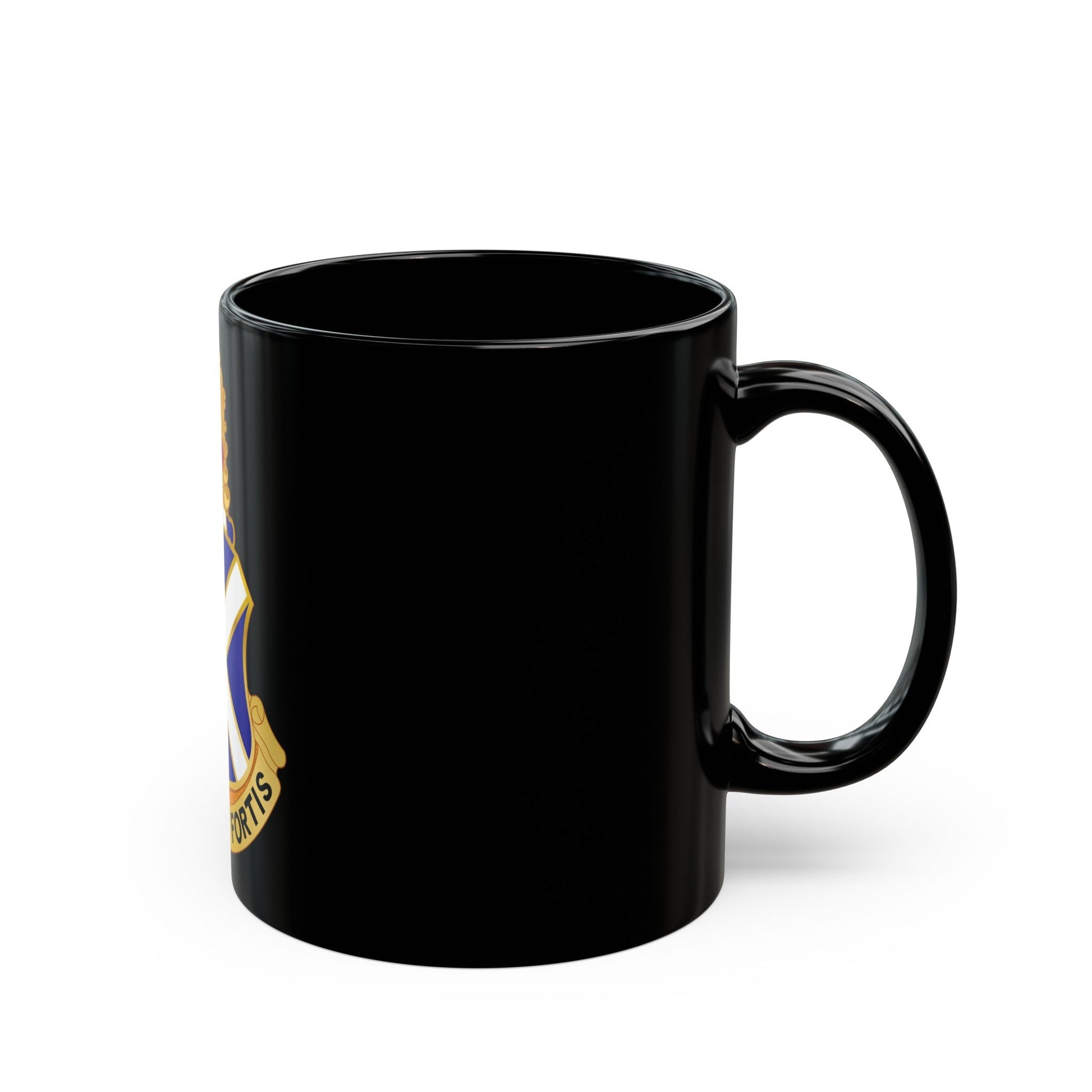113th Infantry Regiment (U.S. Army) Black Coffee Mug-The Sticker Space