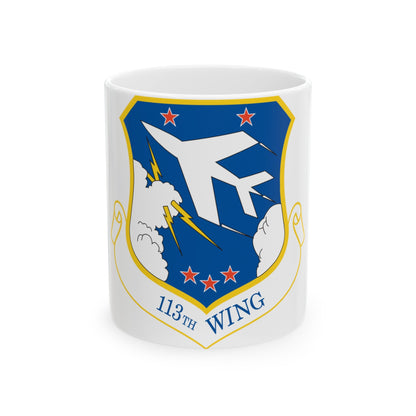 113th Wing (U.S. Air Force) White Coffee Mug-11oz-The Sticker Space