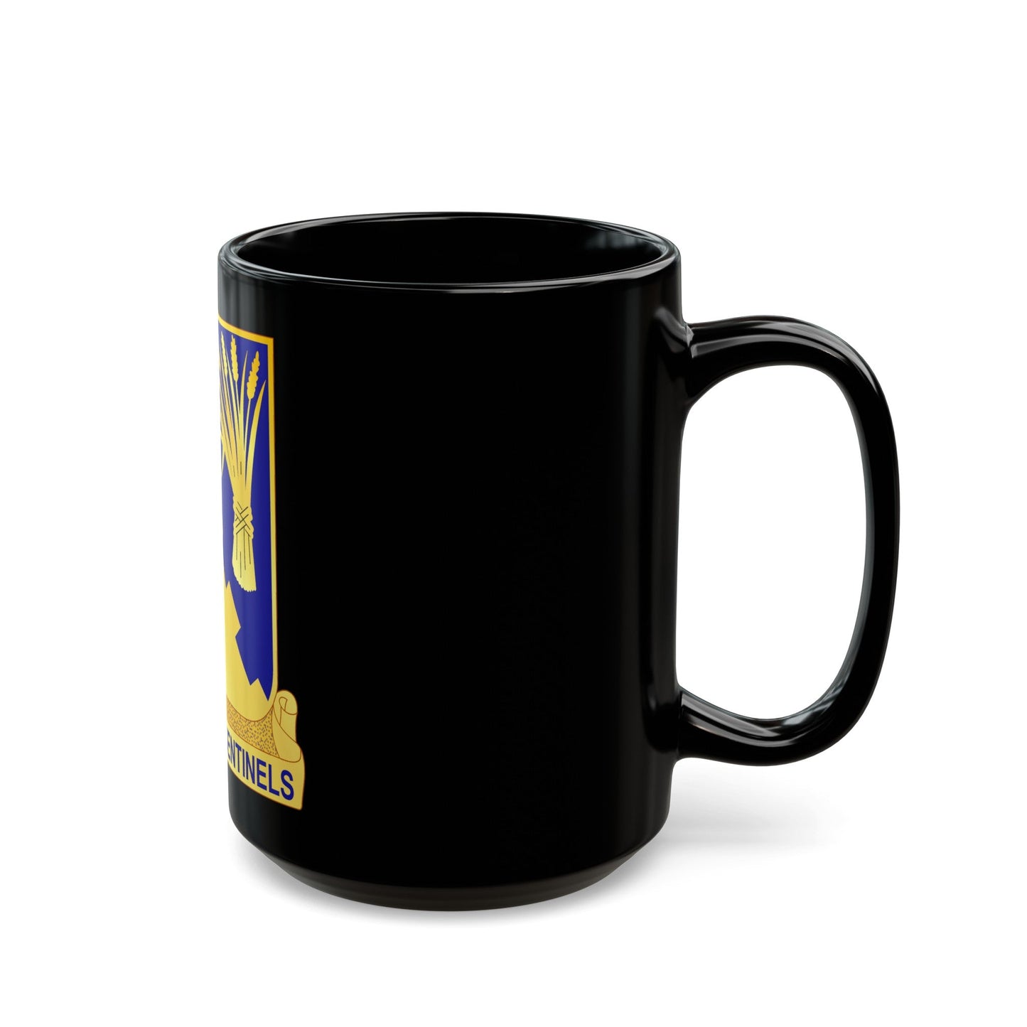 114 Cavalry Regiment (U.S. Army) Black Coffee Mug-The Sticker Space