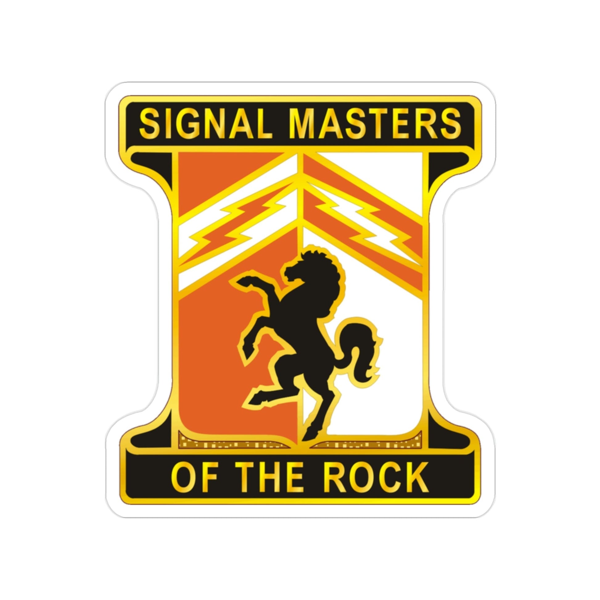 114 Signal Battalion (U.S. Army) Transparent STICKER Die-Cut Vinyl Decal-2 Inch-The Sticker Space