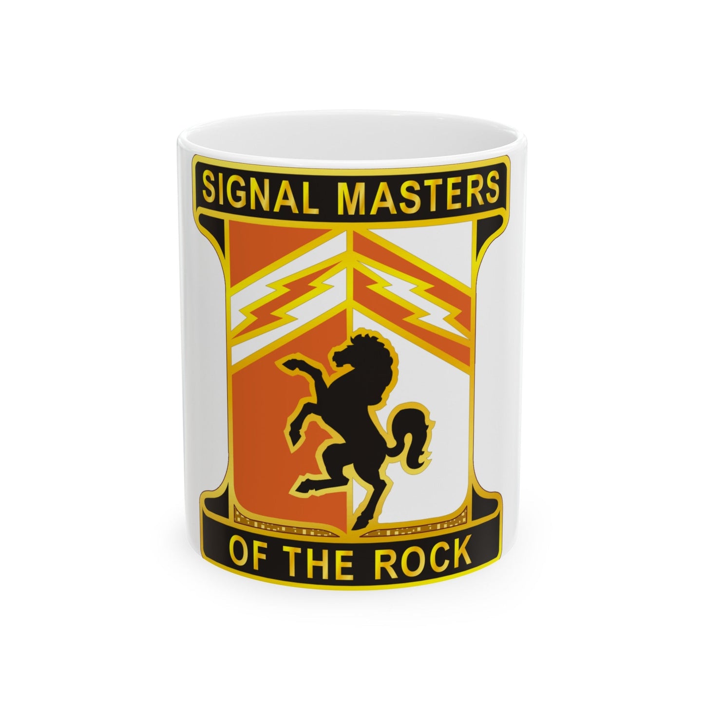114 Signal Battalion (U.S. Army) White Coffee Mug-11oz-The Sticker Space