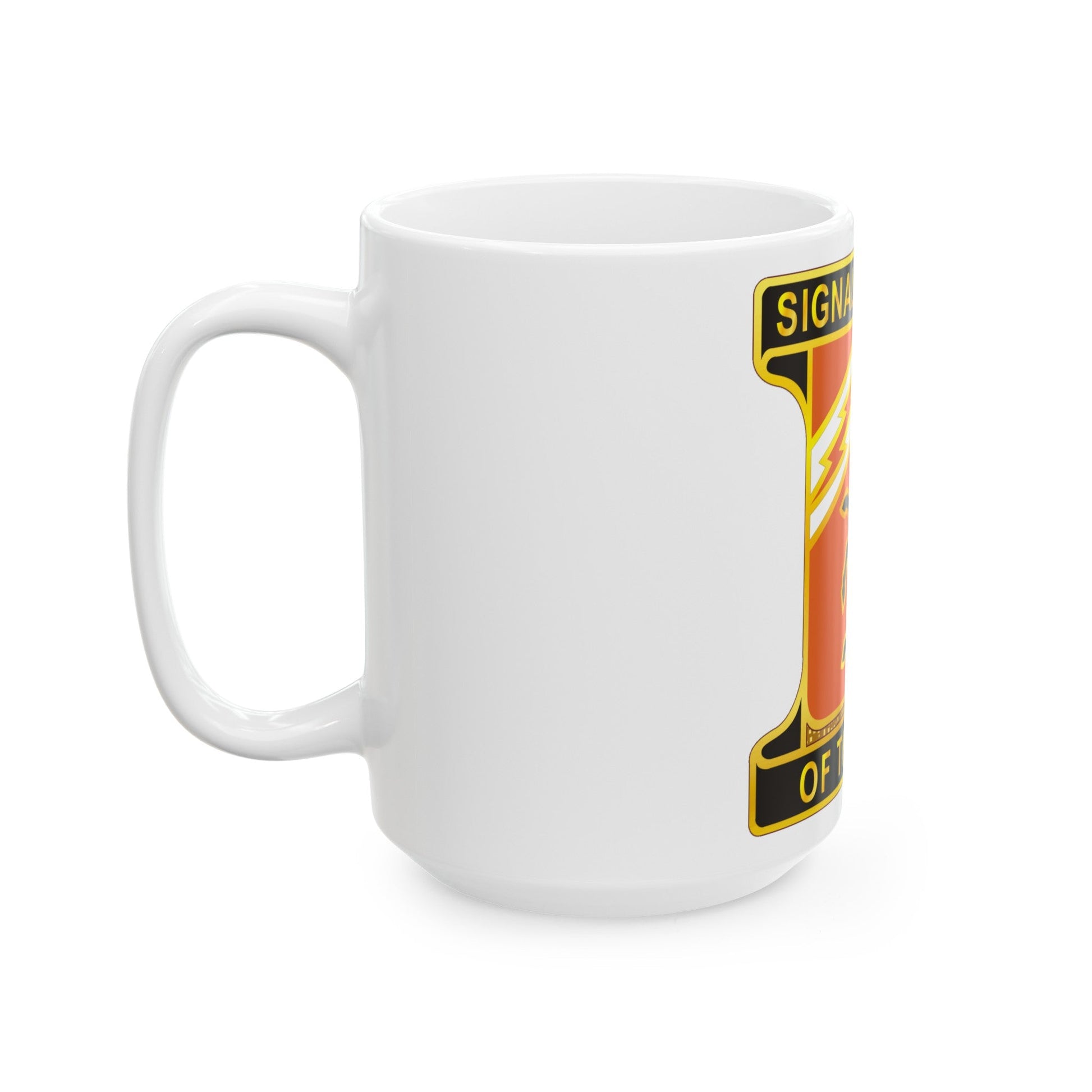 114 Signal Battalion (U.S. Army) White Coffee Mug-The Sticker Space