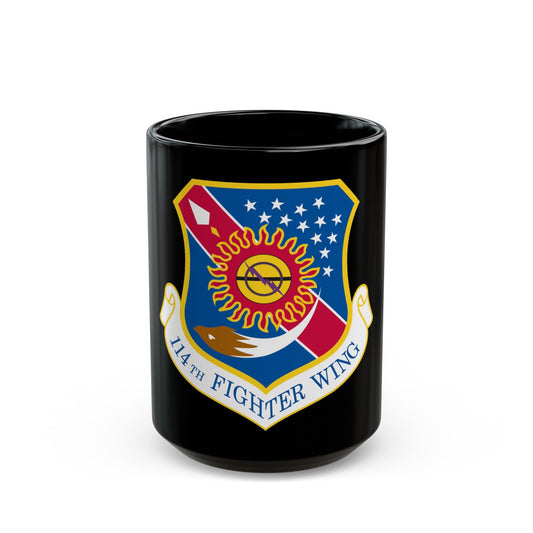 114th Fighter Wing (U.S. Air Force) Black Coffee Mug
