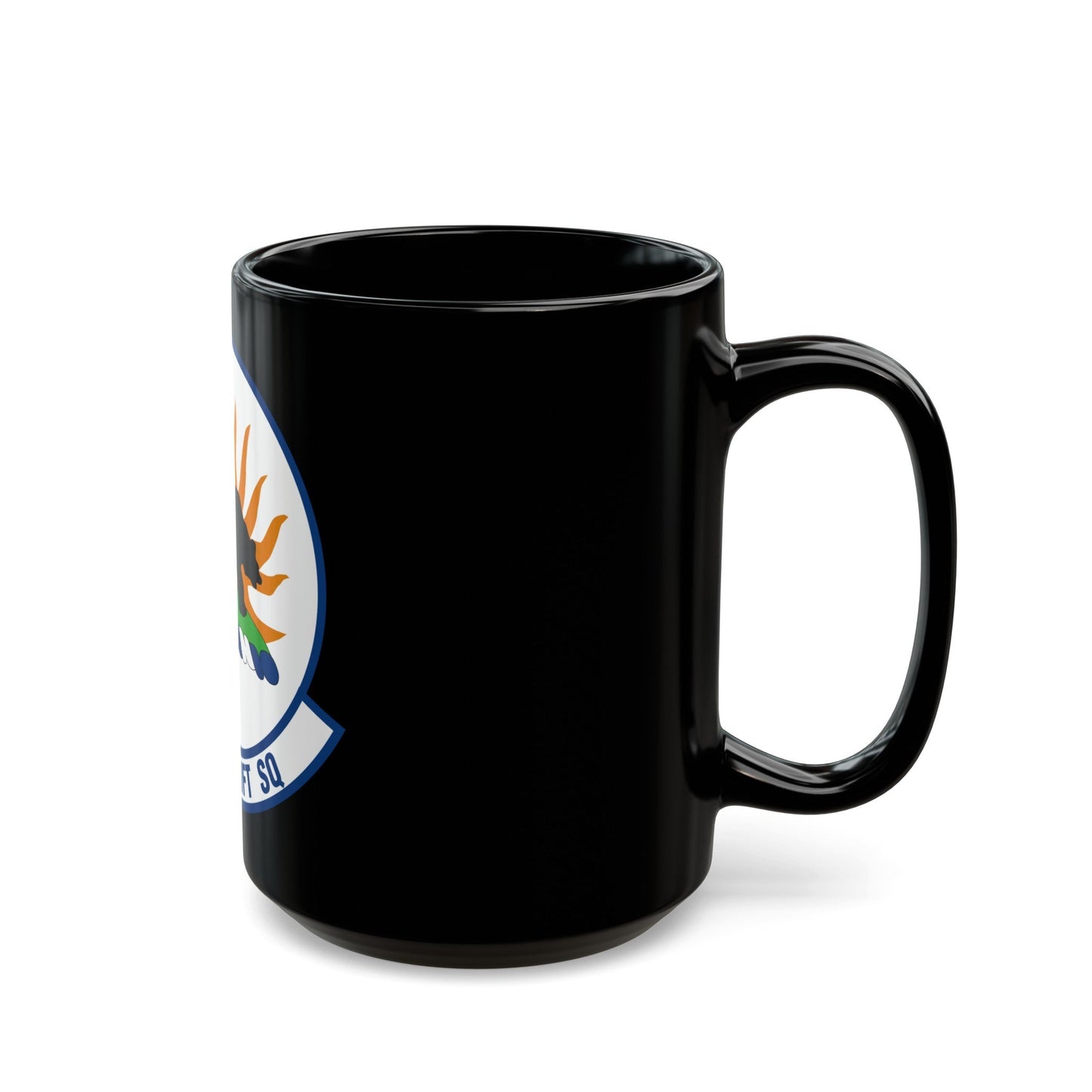 115 Airlift Squadron (U.S. Air Force) Black Coffee Mug-The Sticker Space