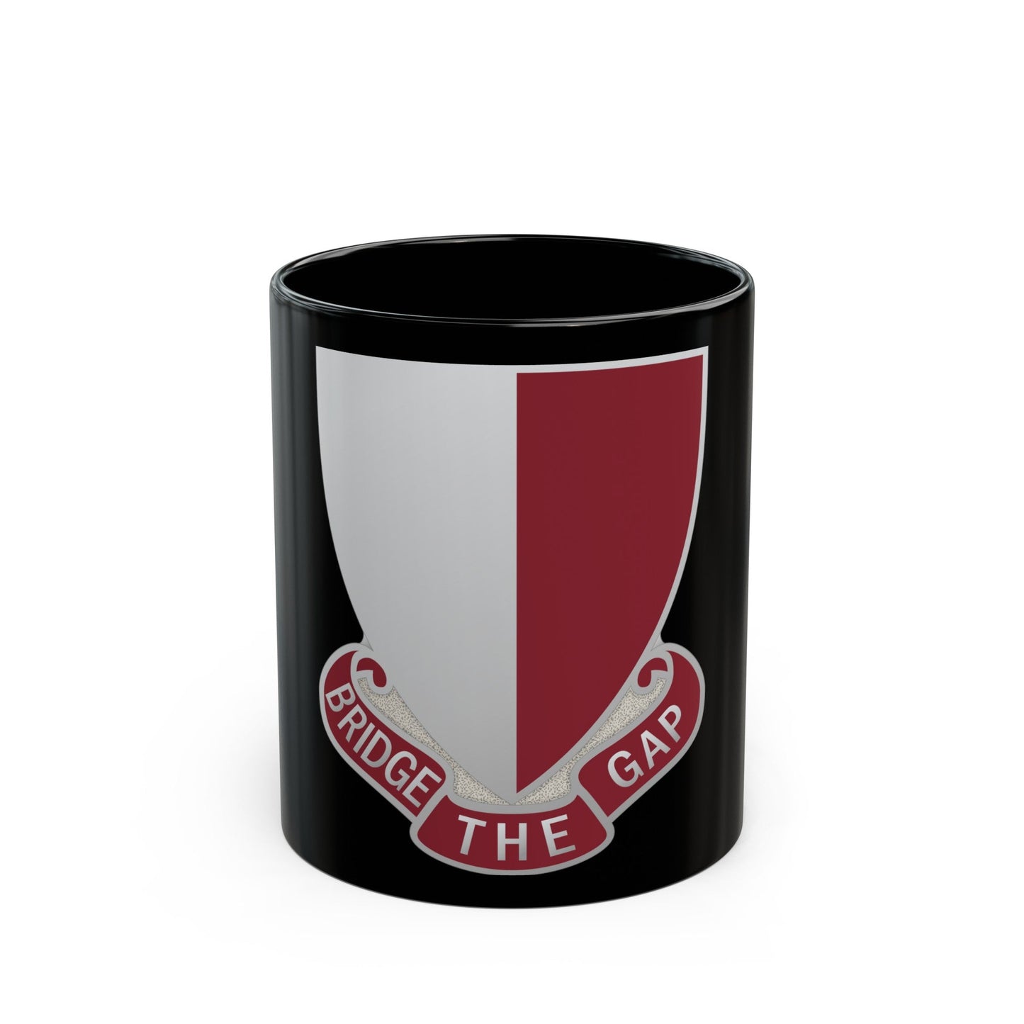 115 Engineer Battalion (U.S. Army) Black Coffee Mug-11oz-The Sticker Space