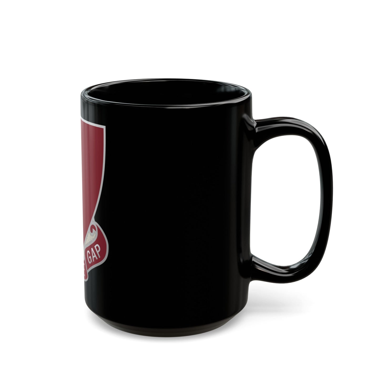 115 Engineer Battalion (U.S. Army) Black Coffee Mug-The Sticker Space