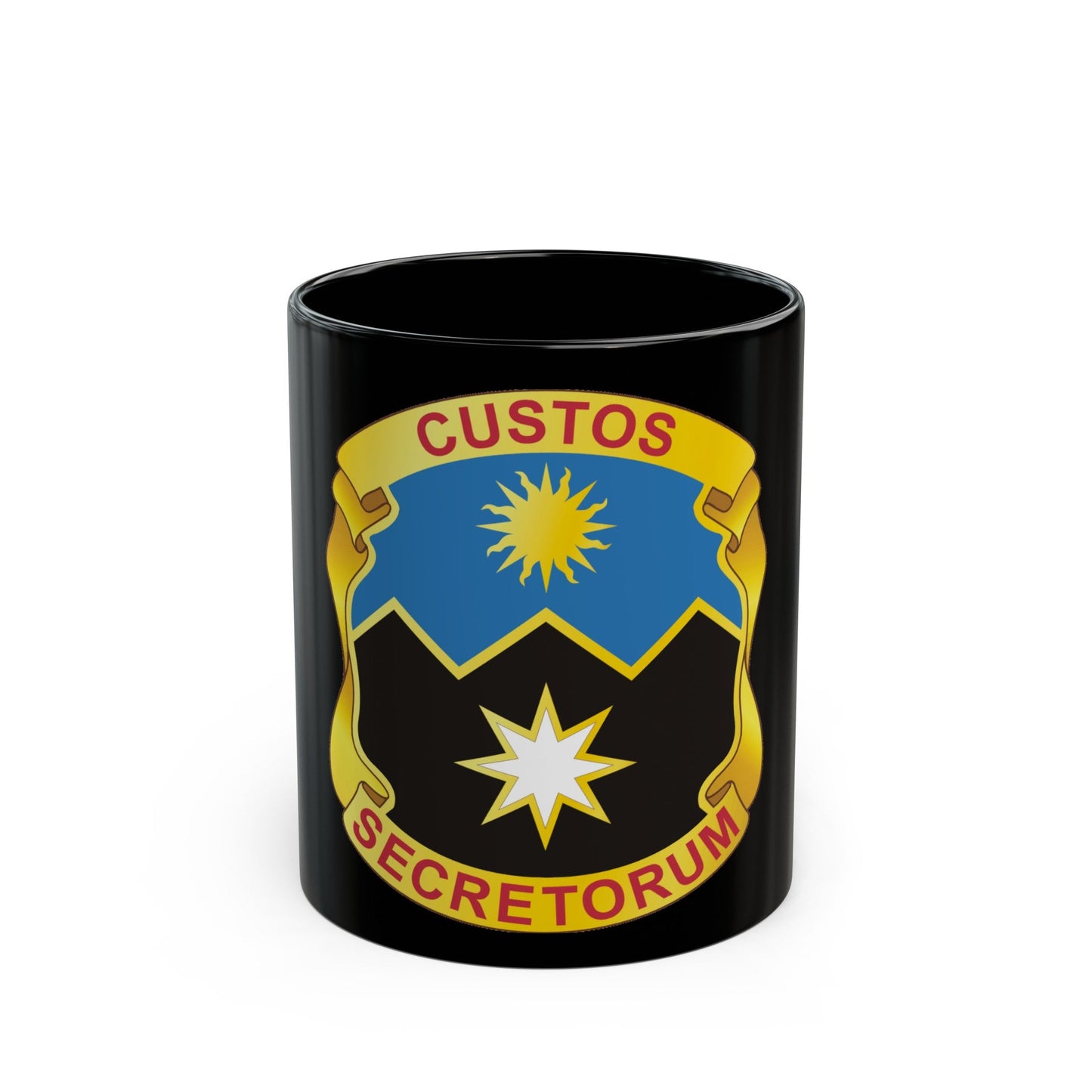 115 Military Intelligence Group (U.S. Army) Black Coffee Mug-11oz-The Sticker Space