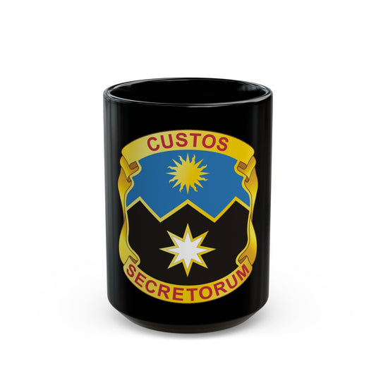 115 Military Intelligence Group (U.S. Army) Black Coffee Mug-15oz-The Sticker Space