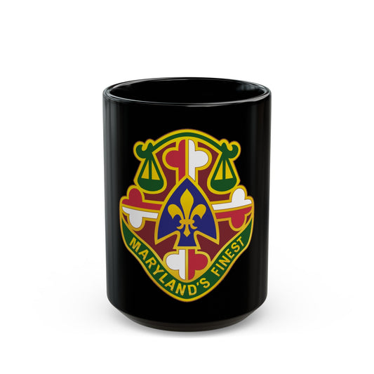 115 Military Police Battalion (U.S. Army) Black Coffee Mug-15oz-The Sticker Space