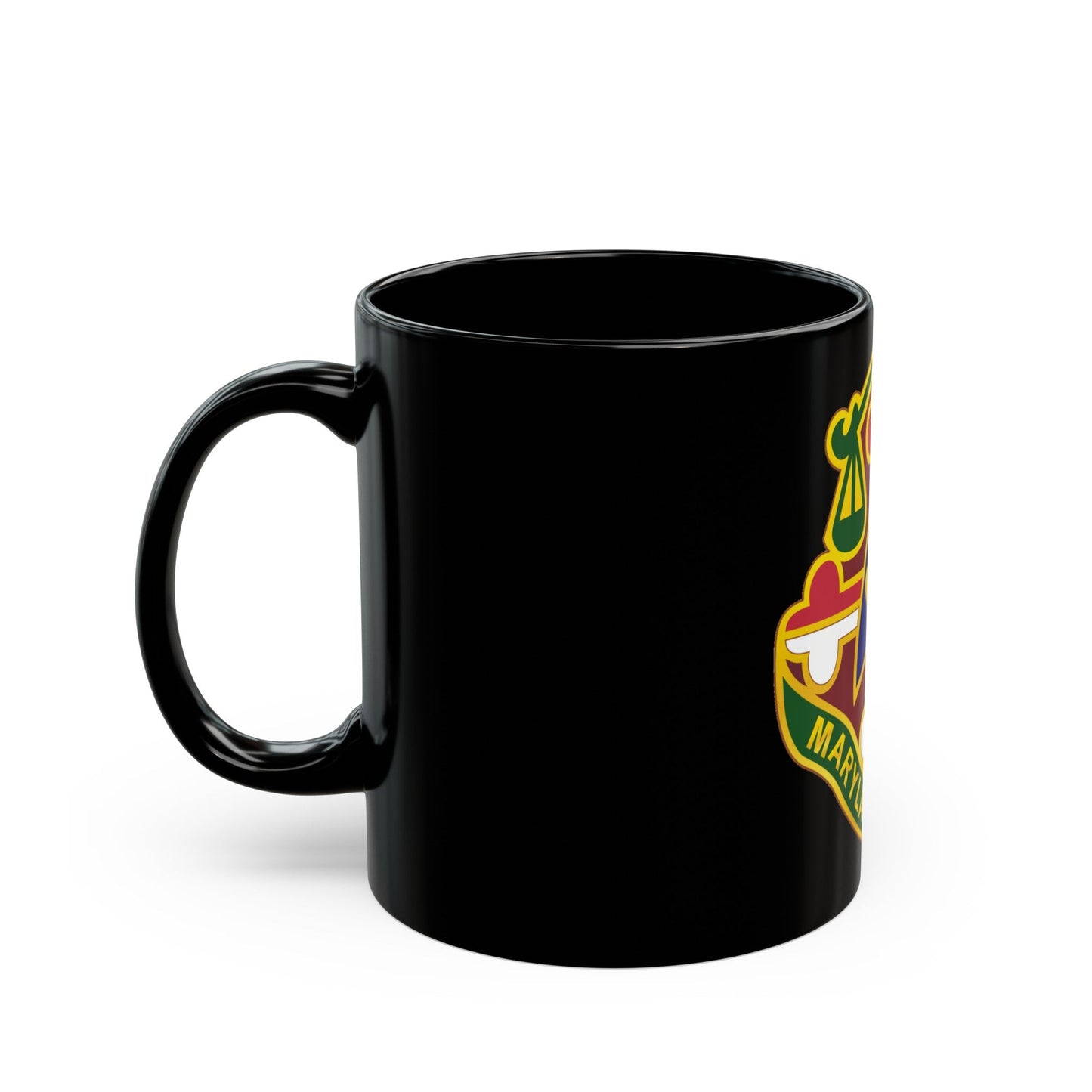 115 Military Police Battalion (U.S. Army) Black Coffee Mug-The Sticker Space