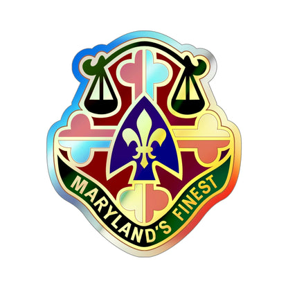 115 Military Police Battalion (U.S. Army) Holographic STICKER Die-Cut Vinyl Decal-5 Inch-The Sticker Space