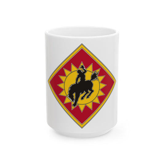 115th Field Artillery Brigade (U.S. Army) White Coffee Mug-15oz-The Sticker Space