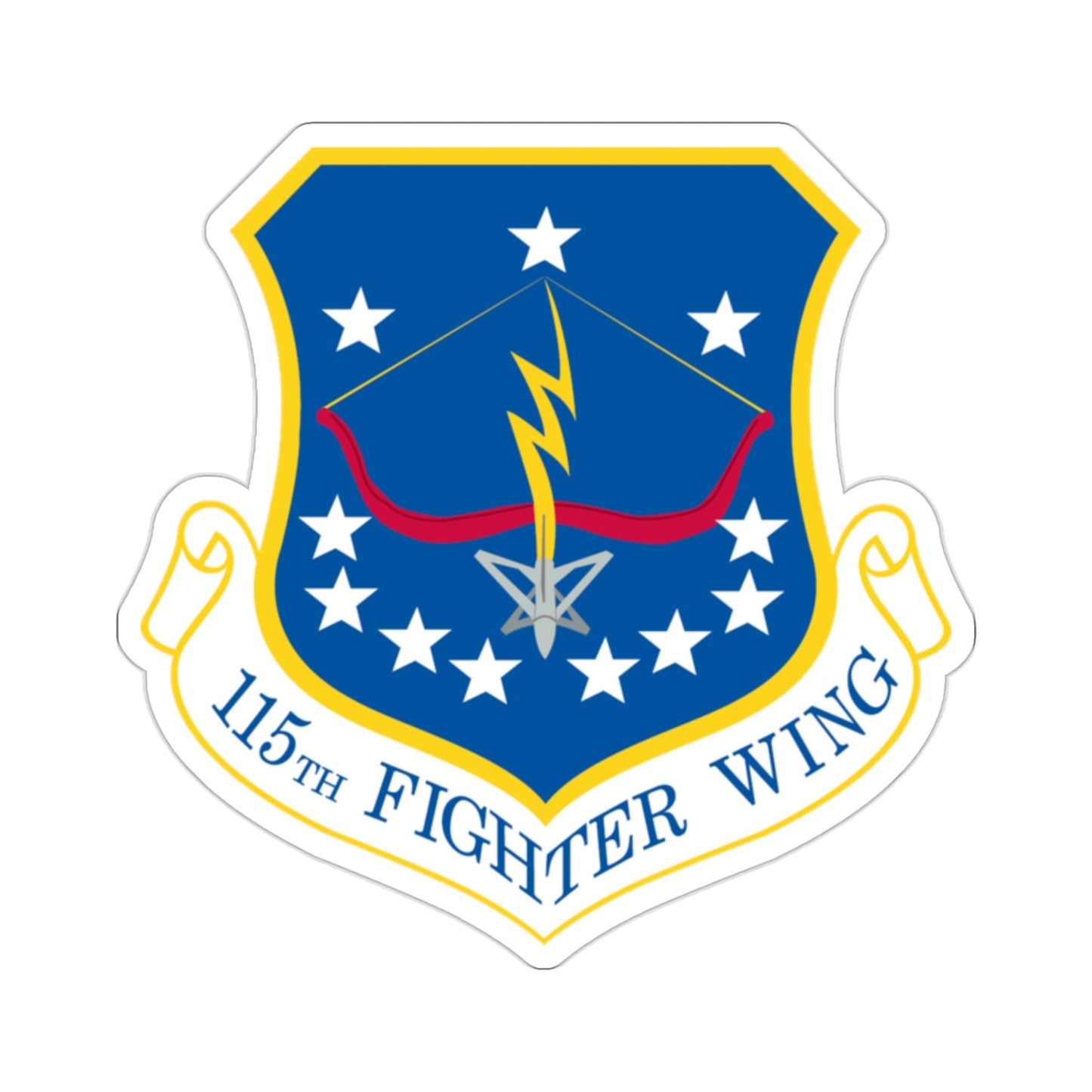 115th Fighter Wing (U.S. Air Force) STICKER Vinyl Die-Cut Decal-2 Inch-The Sticker Space