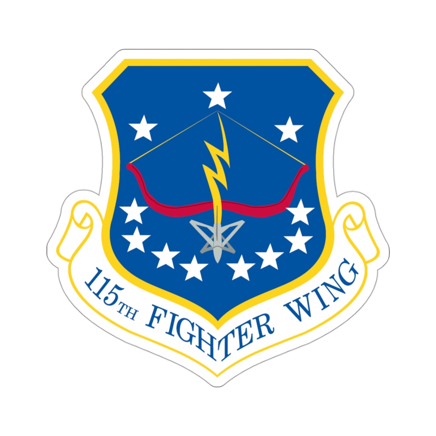 115th Fighter Wing (U.S. Air Force) STICKER Vinyl Die-Cut Decal-3 Inch-The Sticker Space