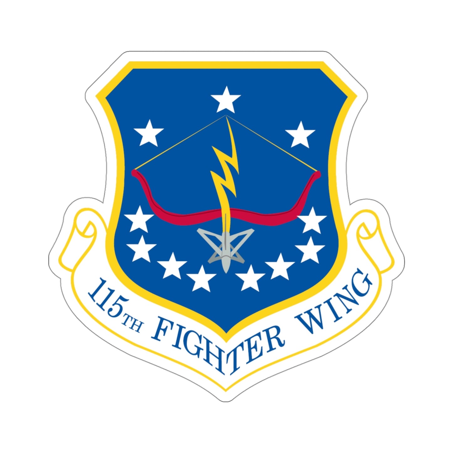 115th Fighter Wing (U.S. Air Force) STICKER Vinyl Die-Cut Decal-4 Inch-The Sticker Space