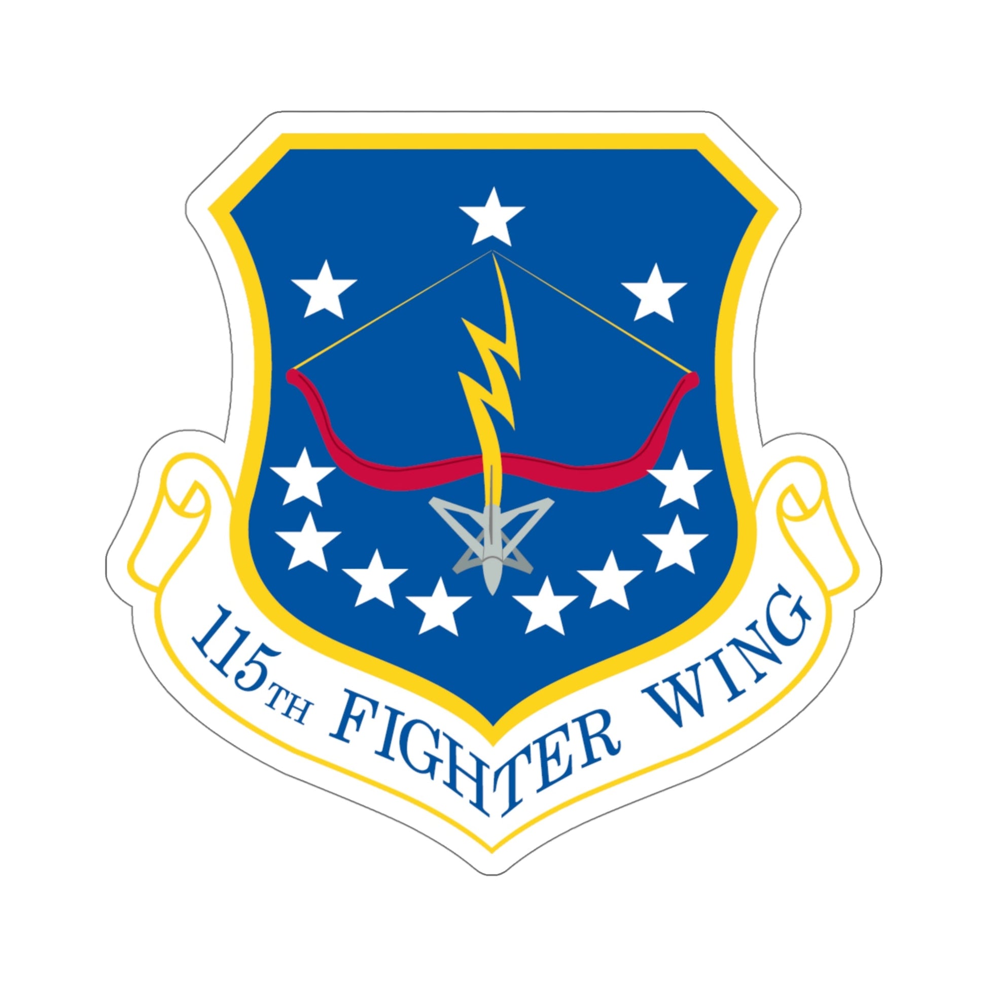 115th Fighter Wing (U.S. Air Force) STICKER Vinyl Die-Cut Decal-5 Inch-The Sticker Space