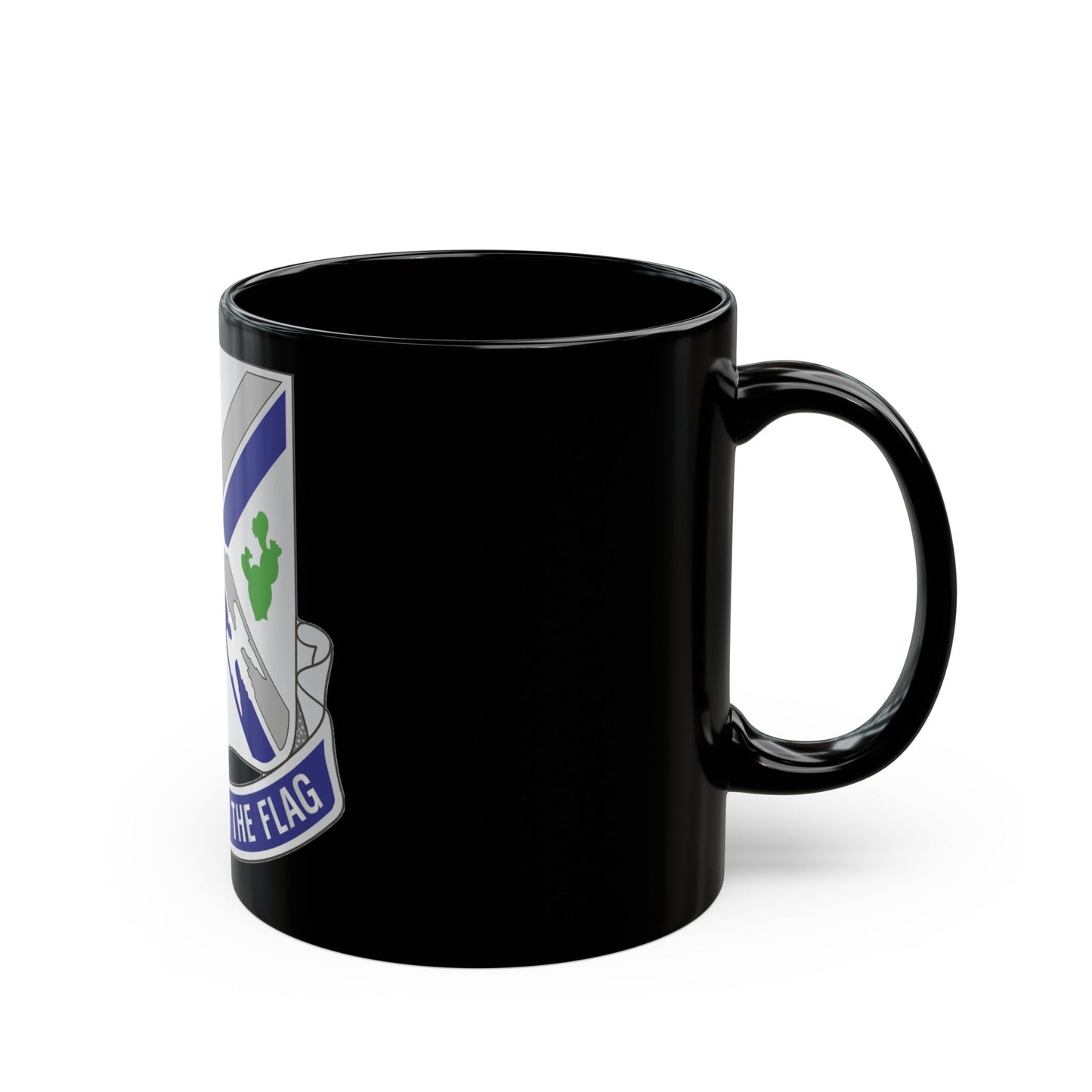 115th Infantry Regiment (U.S. Army) Black Coffee Mug-The Sticker Space