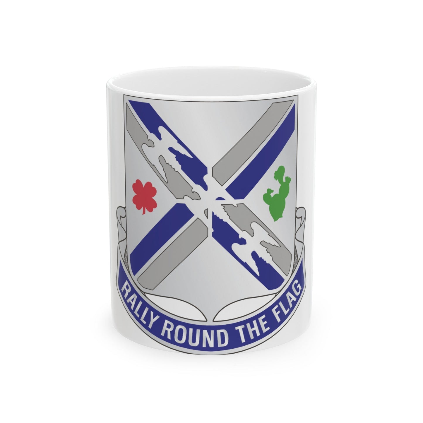 115th Infantry Regiment (U.S. Army) White Coffee Mug-11oz-The Sticker Space