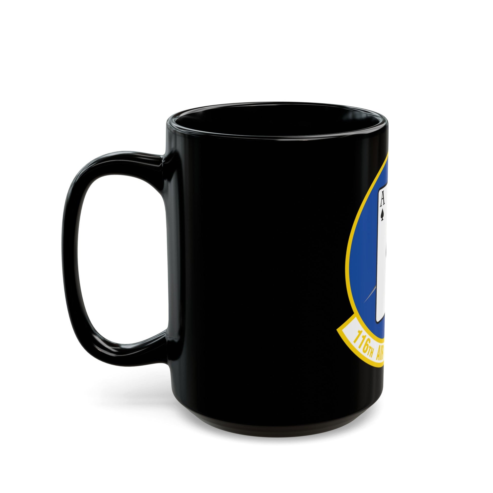 116 Air Refueling Squadron (U.S. Air Force) Black Coffee Mug-The Sticker Space