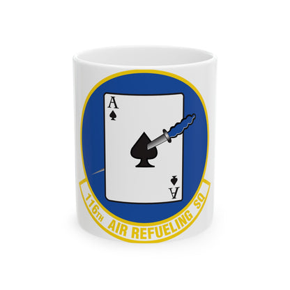 116 Air Refueling Squadron (U.S. Air Force) White Coffee Mug-11oz-The Sticker Space