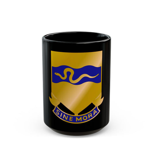 116 Cavalry Regiment (U.S. Army) Black Coffee Mug-15oz-The Sticker Space