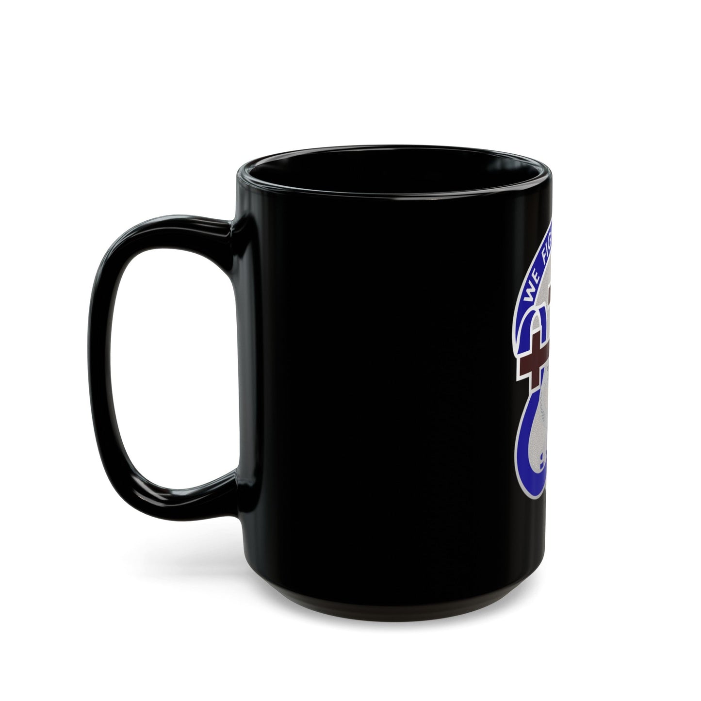 116 Surgical Hospital (U.S. Army) Black Coffee Mug-The Sticker Space