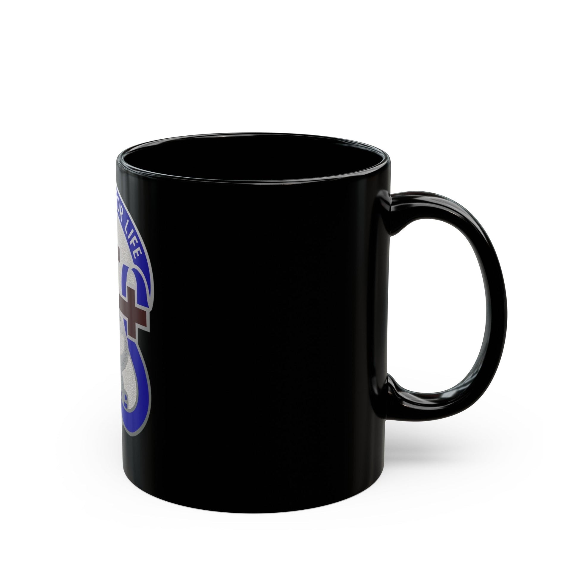 116 Surgical Hospital (U.S. Army) Black Coffee Mug-The Sticker Space