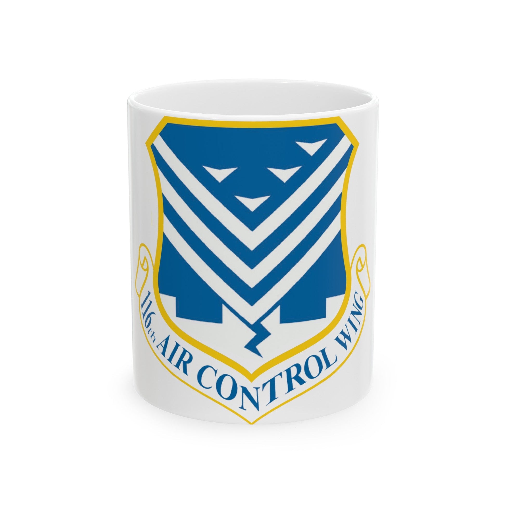 116th Air Control Wing (U.S. Air Force) White Coffee Mug-11oz-The Sticker Space